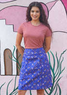 Above knee cotton skirt designed to be worn on waist