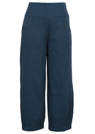 Nova Pants Majolica Blue cotton drill front