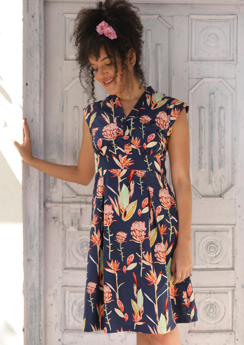 Billie Cotton Sateen Dress
