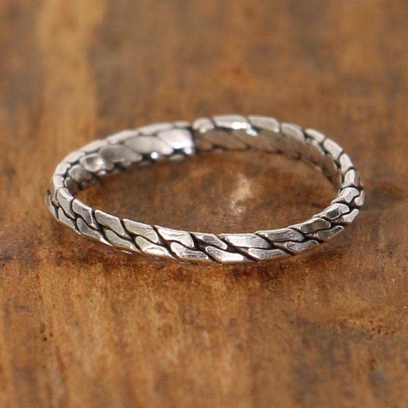 silver toe ring 