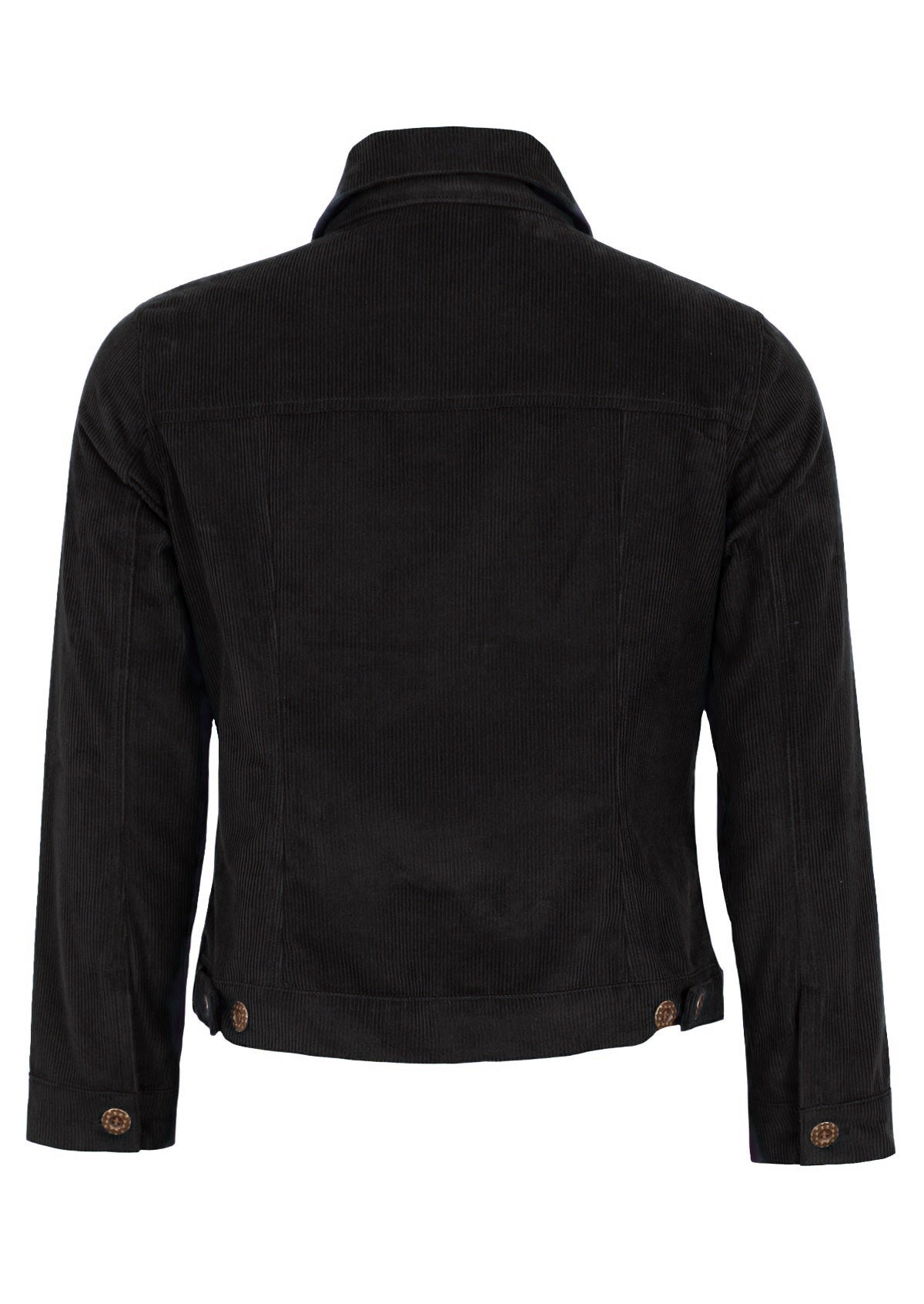 Cotton corduroy jacket with adjustable tabs