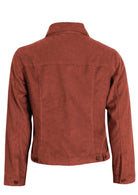 Cotton corduroy jacket with adjustable tabs