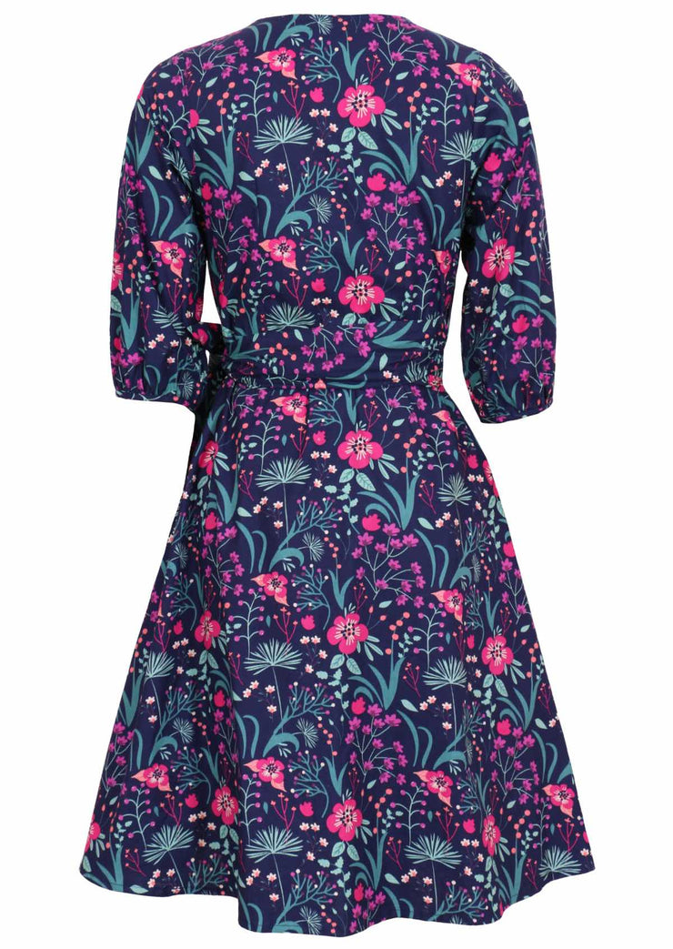 Ella Wrap Dress Gardenia