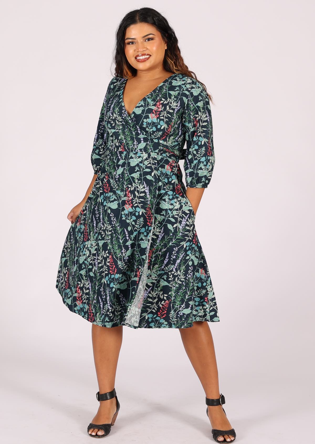 Ella Wrap Dress Romarin Karma East Australia