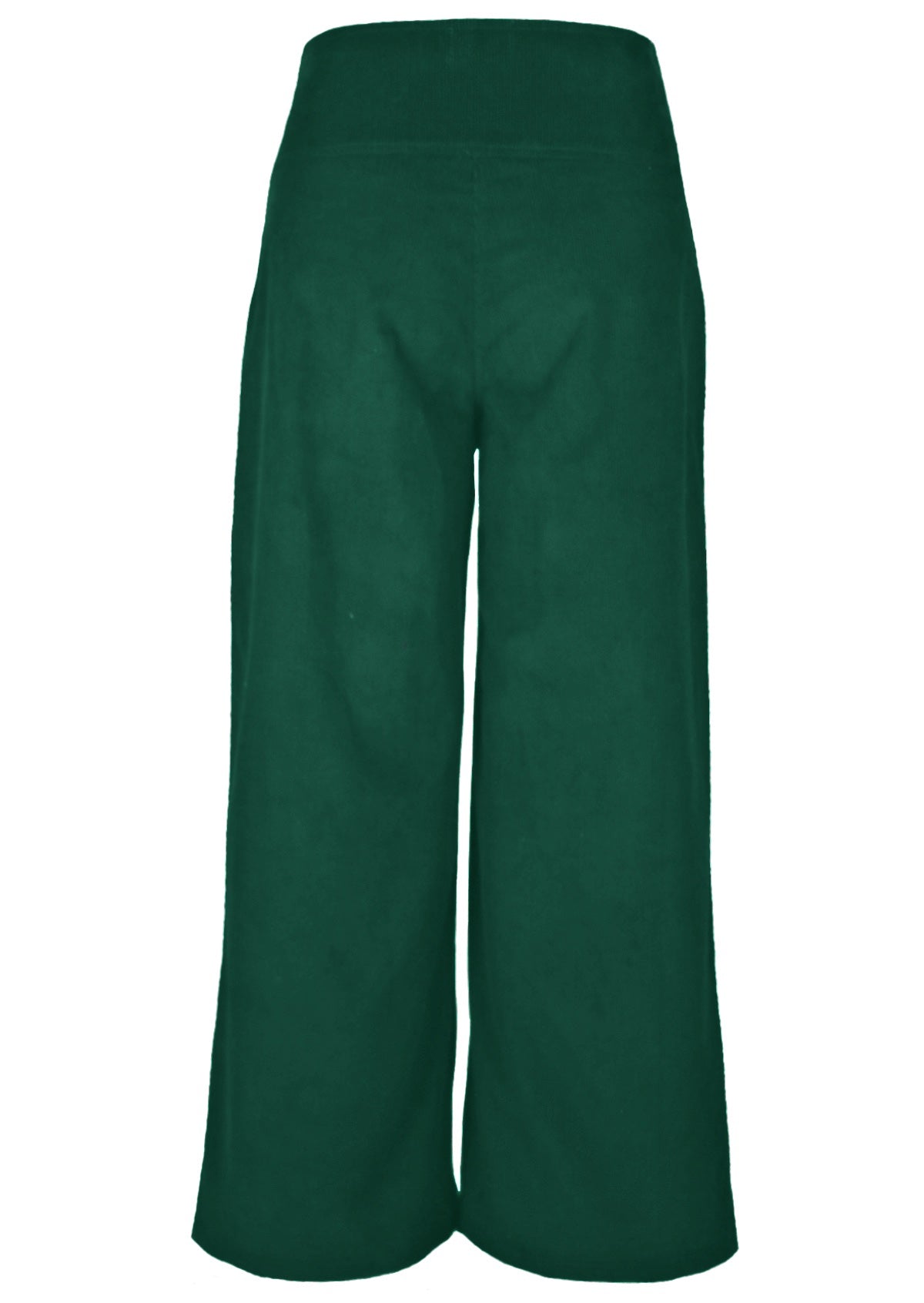Fashionable 100% cotton corduroy pants in green. 