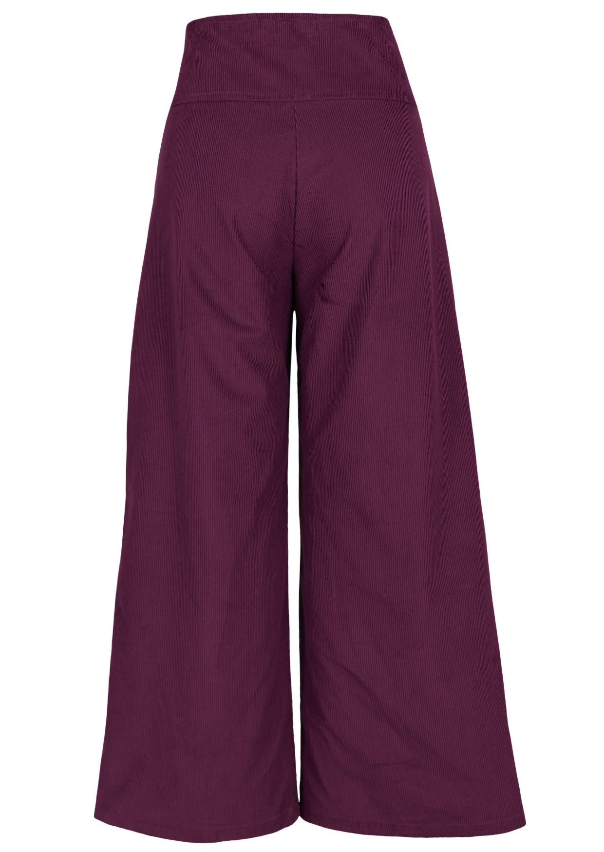 Esta Cord Pant Plum Caspia Back 