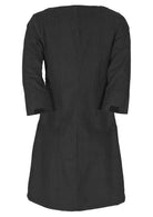 100% cotton corduroy dress has a detailed cuff. 