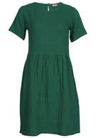 front of evergreen mabel dress