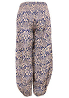 Wide leg comfortable cotton harem pants
