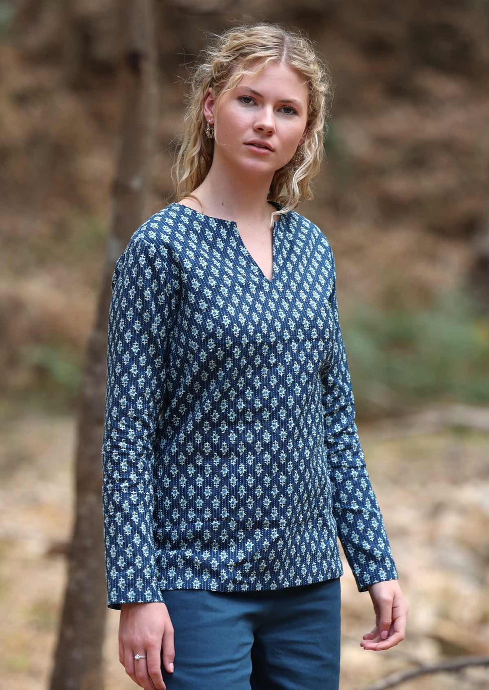 Karimya Long Sleeve Blouse Long Sleeve Top