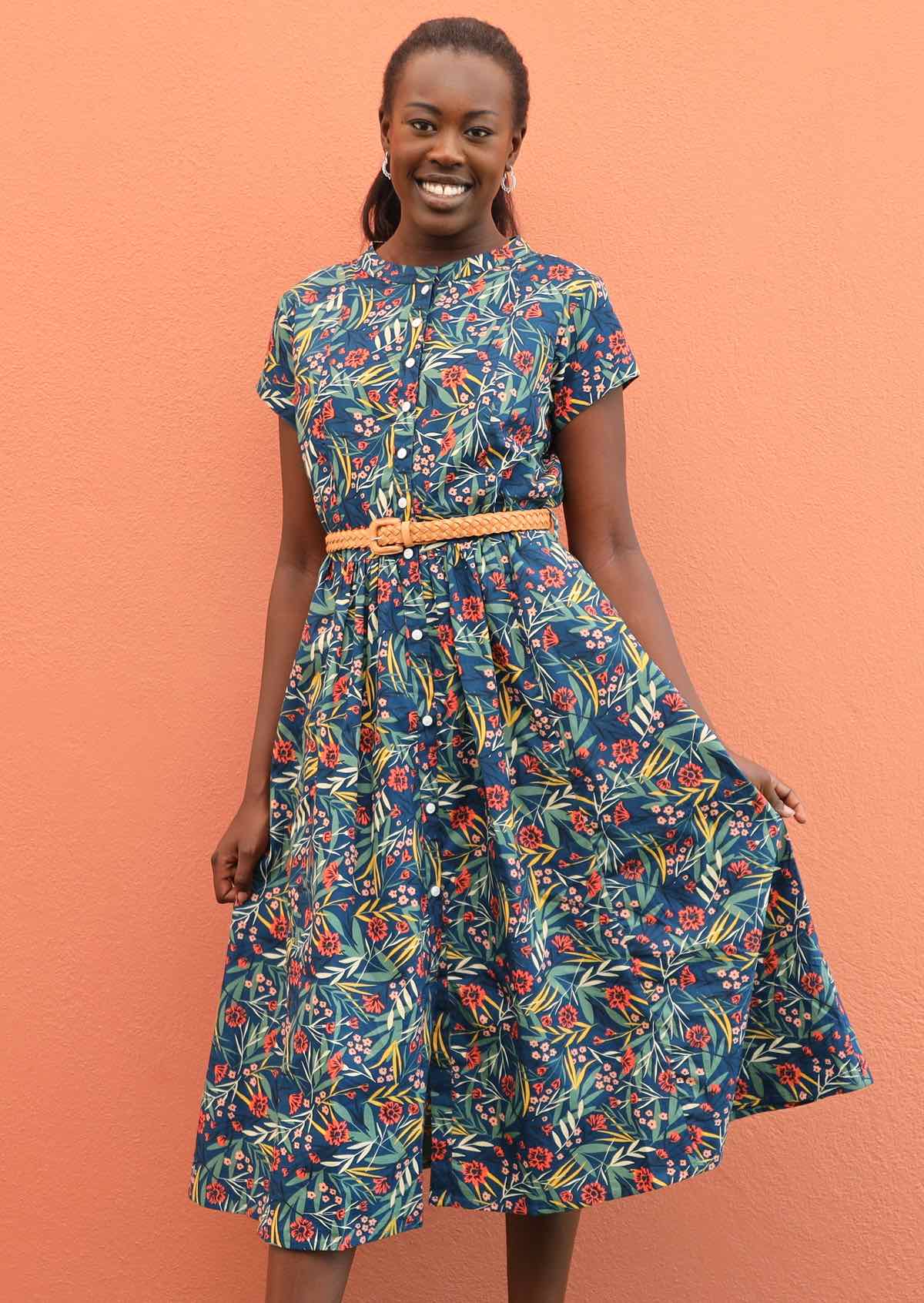 wild flower maxi dress
