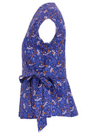 Faux belt with thick side tie