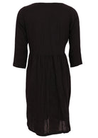 Avery Dress Black back mannequin pic