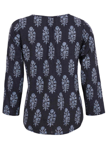 Tulsi Long Sleeve Top Black