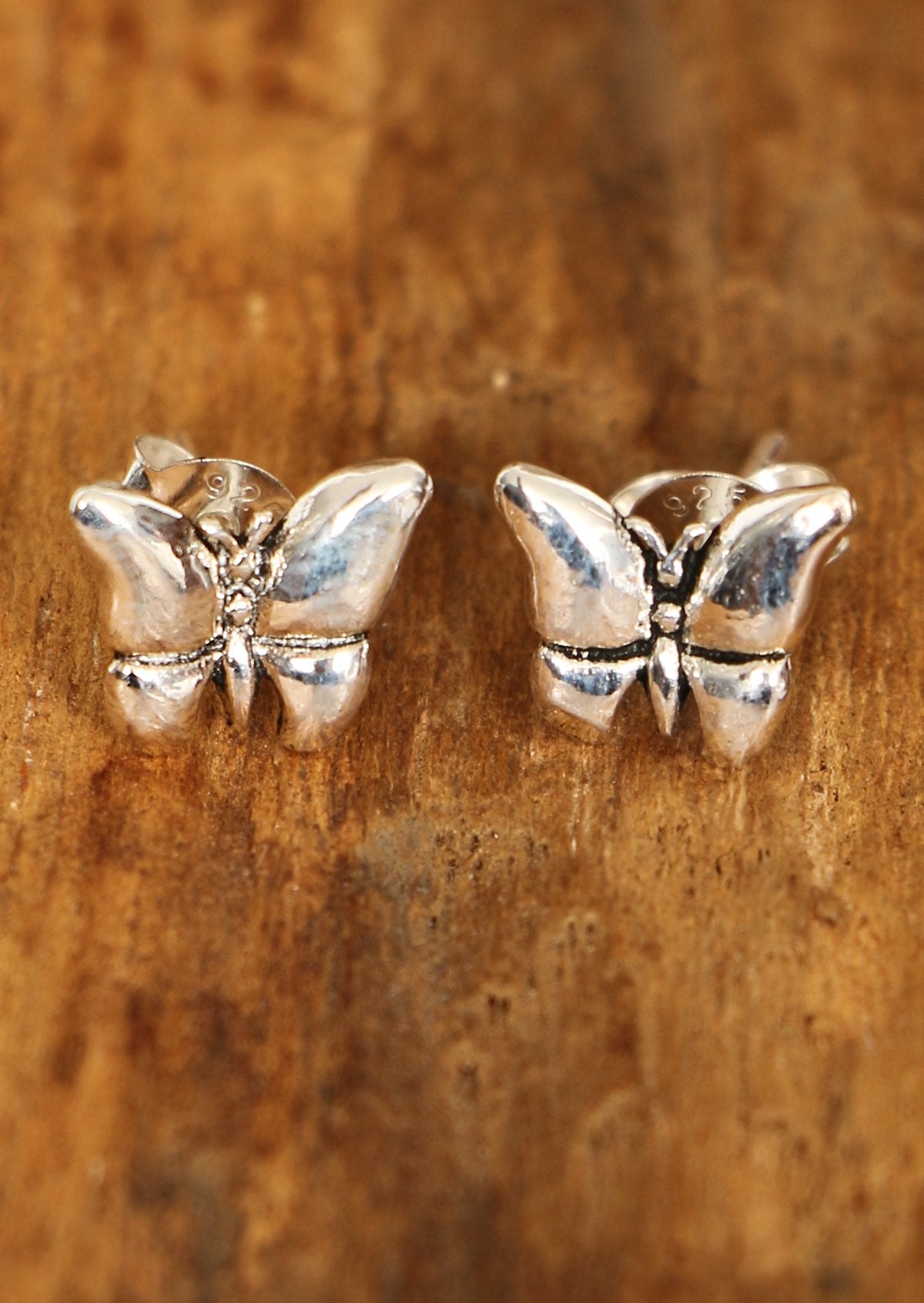 sterling silver butterfly studs Australia