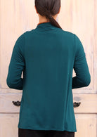 ruched back of neck cardigan