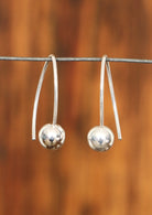 sterling silver hook and silver ball earrings Australia