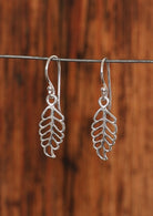 sterling silver leaf earrings Australia