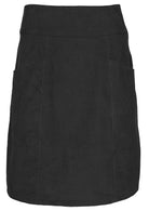 black cord women's skirt designed in Australia