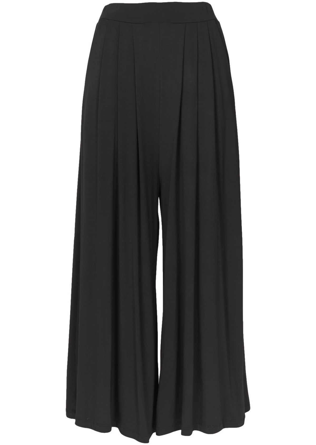 Wide Leg Stretch Pocket Pants Black One size 8 14