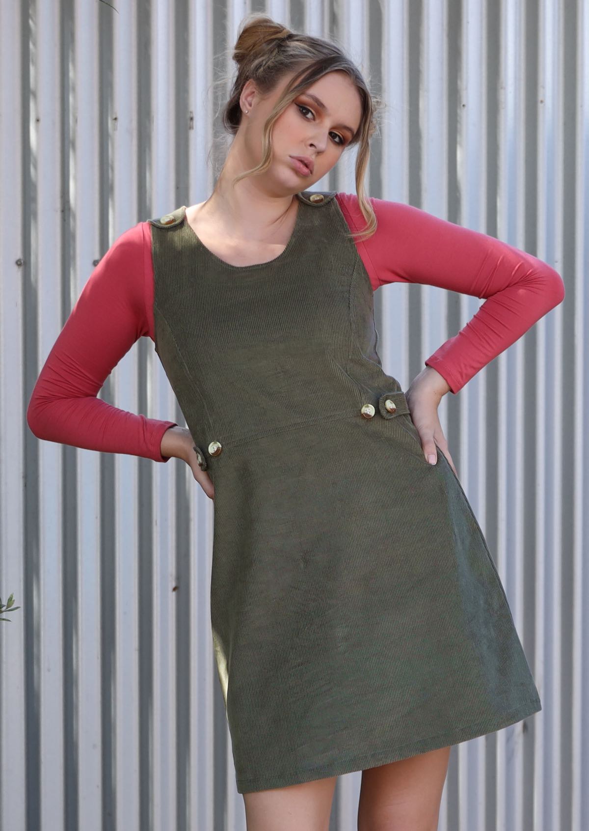 A line pinafore dress cheap
