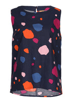 round neck sleeveless women's top