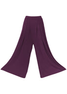 front view wide leg flare pant