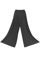 flare wide leg women's pant grey