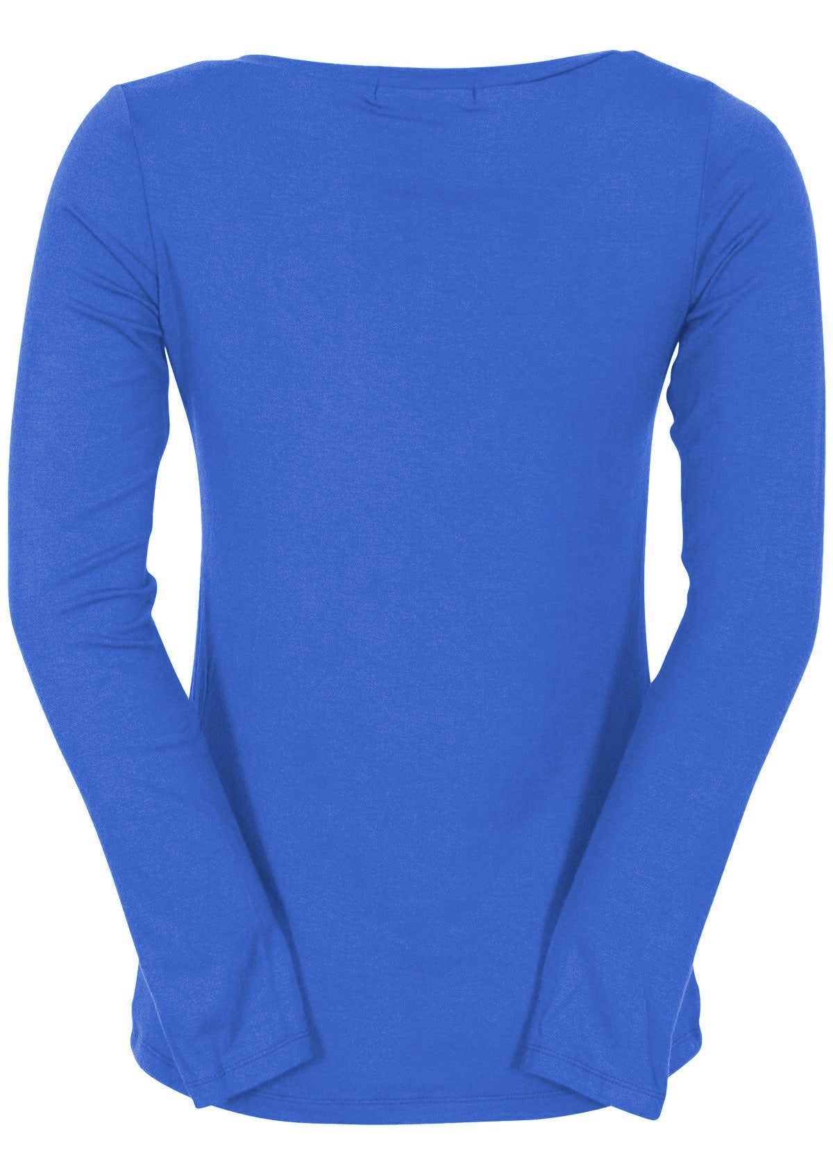 Blue Elongated Sleeve Top (S/M)
