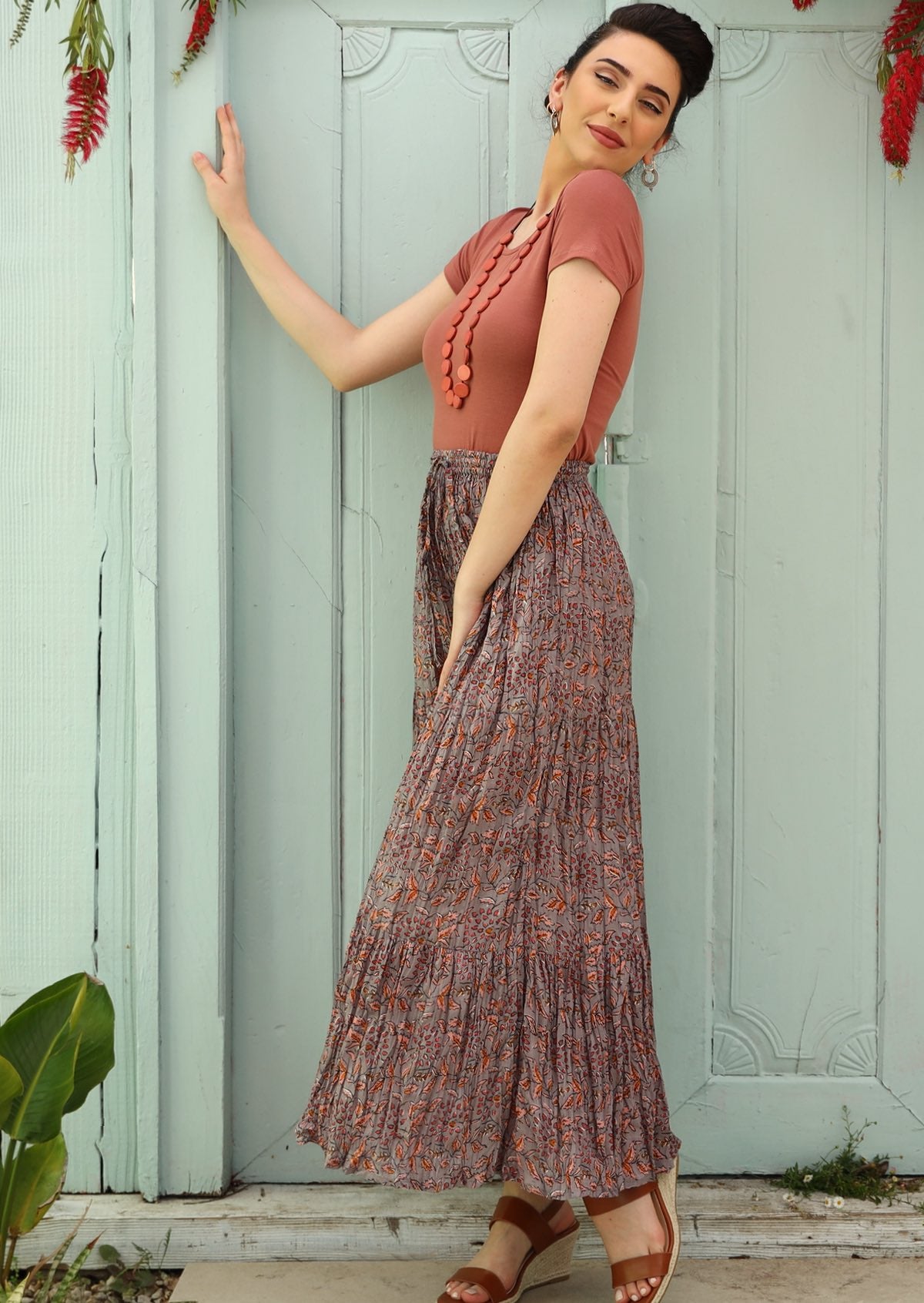 Boho maxi skirt australia Clearance