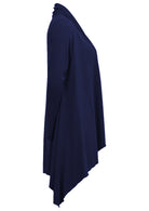 side view long sleeve stretch cardi