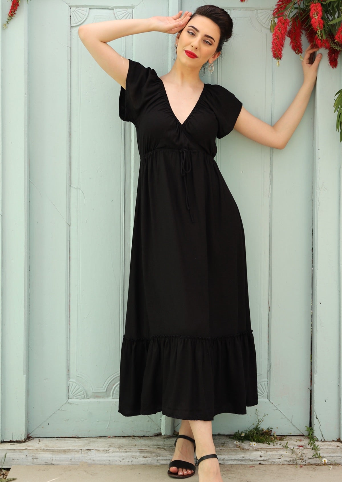 Ankle Length Maxi Dress Ethical Production