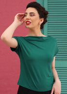 short sleeve coloured women's top