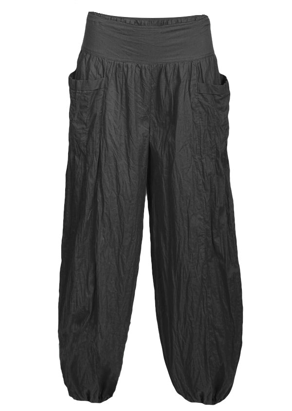 black loose fit 100% cotton pant Australia