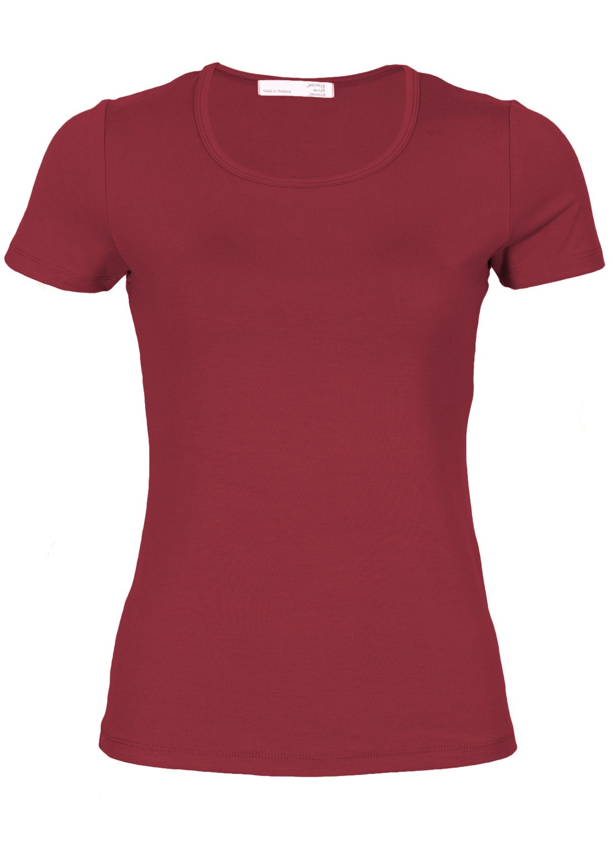 Burgundy t shirt womens online