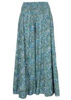 Rayon wide legged womens palazzo pant with elastic waist