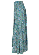 Ultra wide leg, aqua blue pants. 100% rayon 