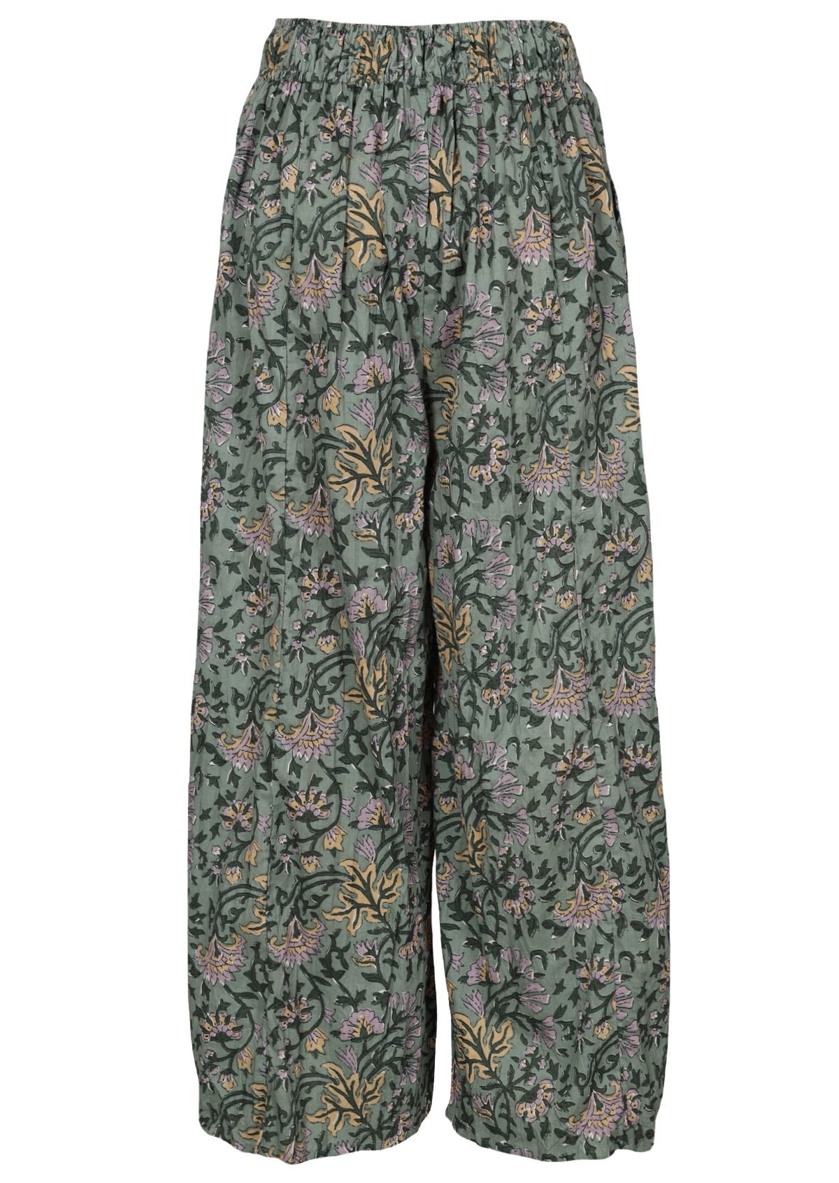 Back view smock elasticated back pant